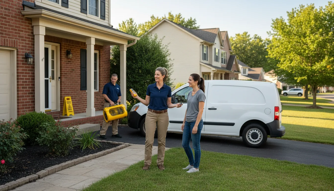 Water restoration image for Dehumidification And Cleanup Services in Bear, DE